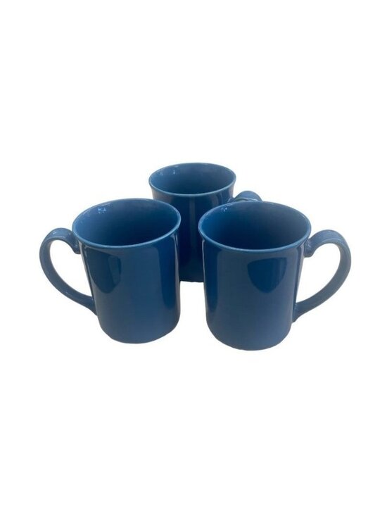 Corning Other - Corning Coffee Mugs Cups Blue 16 oz Set 3